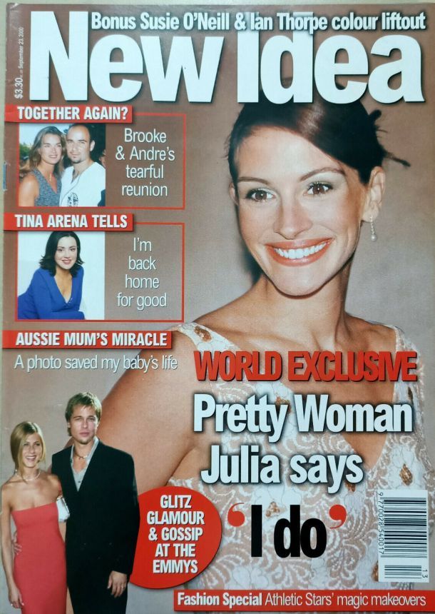 NEW IDEA magazine side cover 23 September 2000