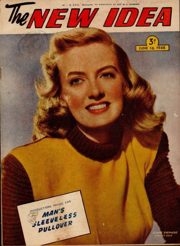 NEW IDEA magazine side cover 16 June 1948