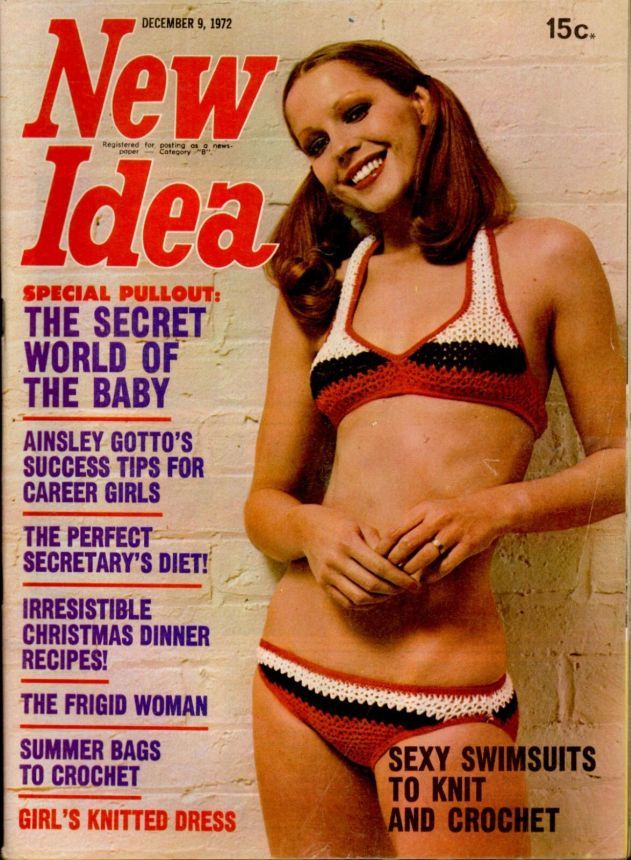 NEW IDEA magazine side cover 9 December 1972