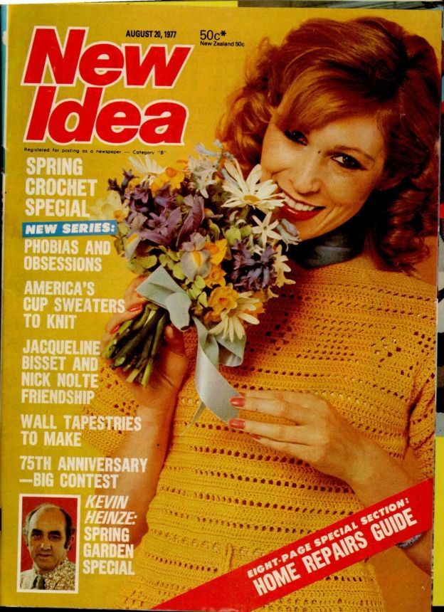 NEW IDEA magazine side cover 20 August 1977