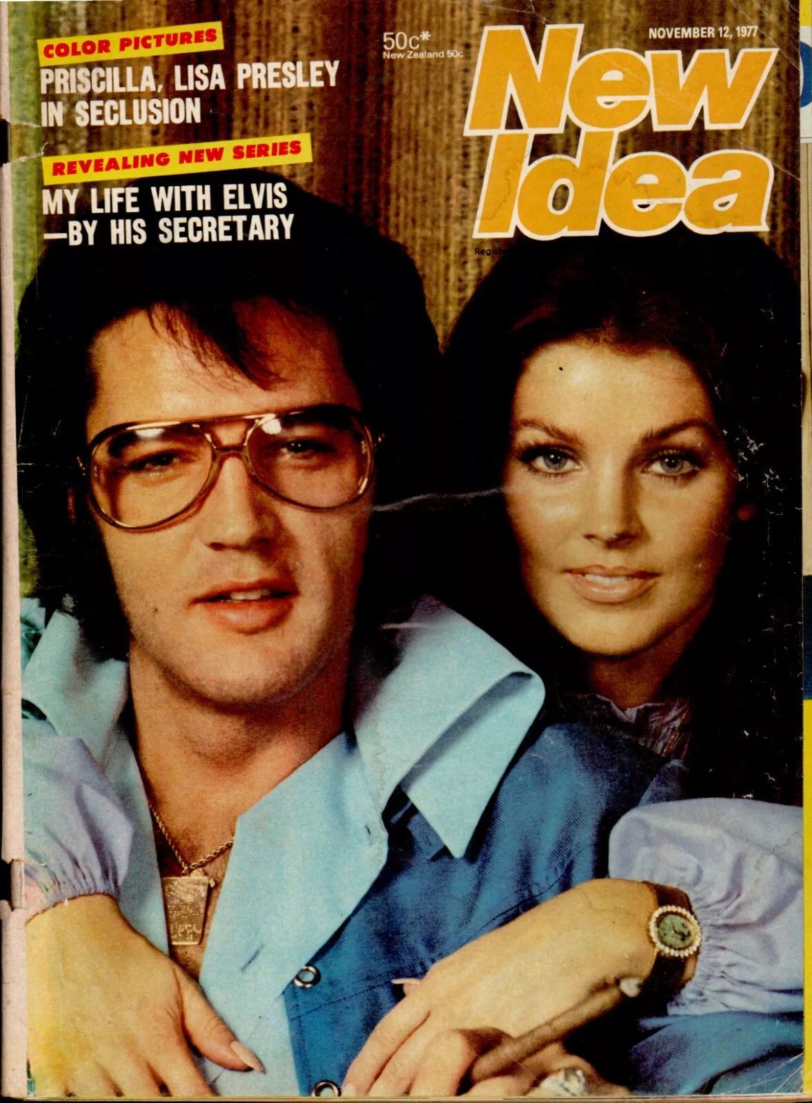 NEW IDEA magazine side cover 12 November 1977