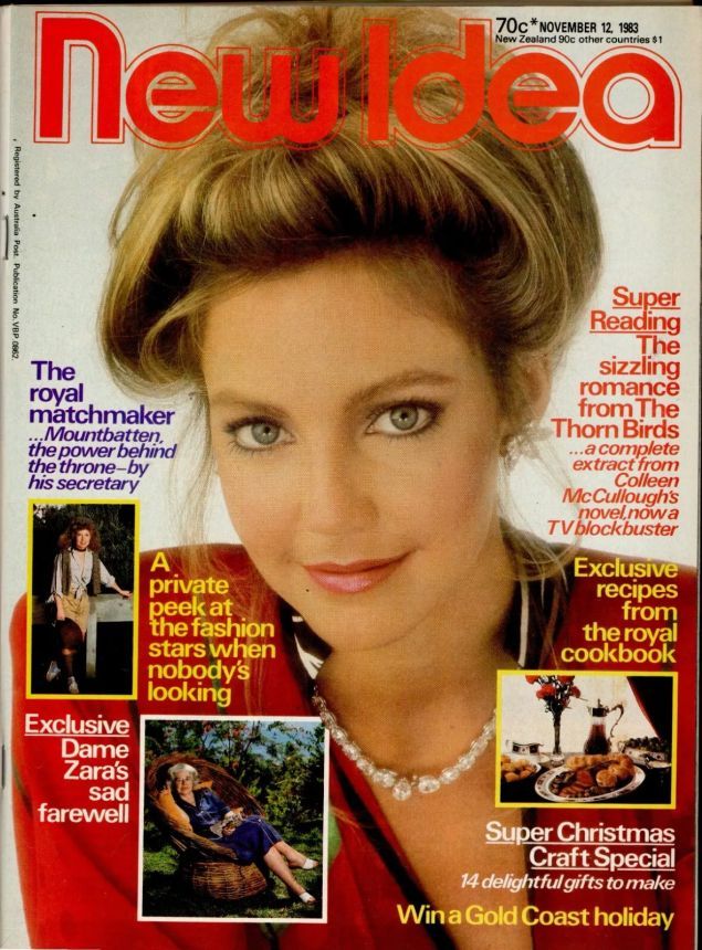 NEW IDEA magazine side cover 12 November 1983