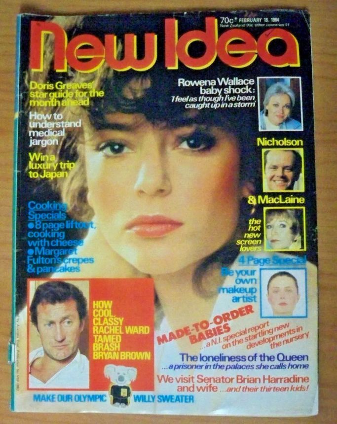 NEW IDEA magazine side cover 18 February 1984