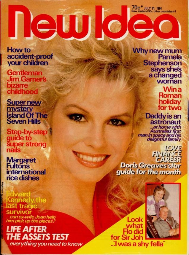 NEW IDEA magazine side cover 21 July 1984