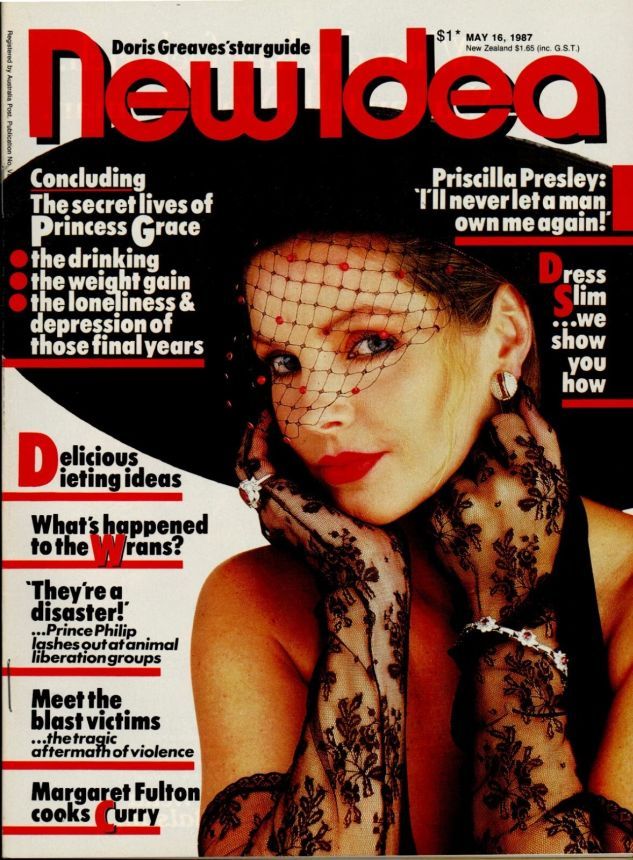 NEW IDEA magazine side cover 16 May 1987