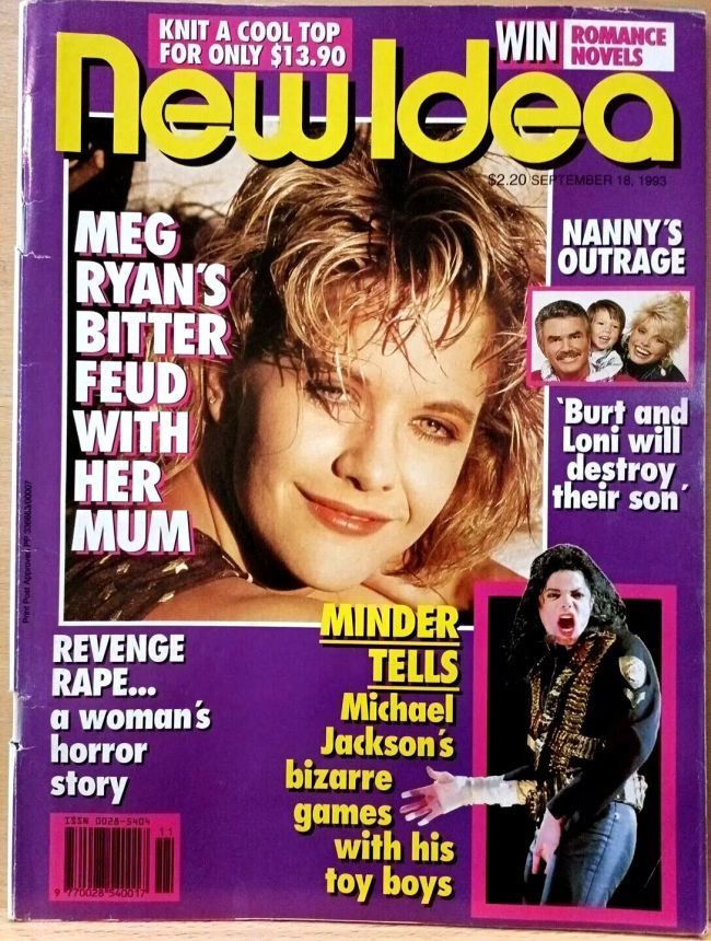 NEW IDEA magazine side cover 18 September 1993