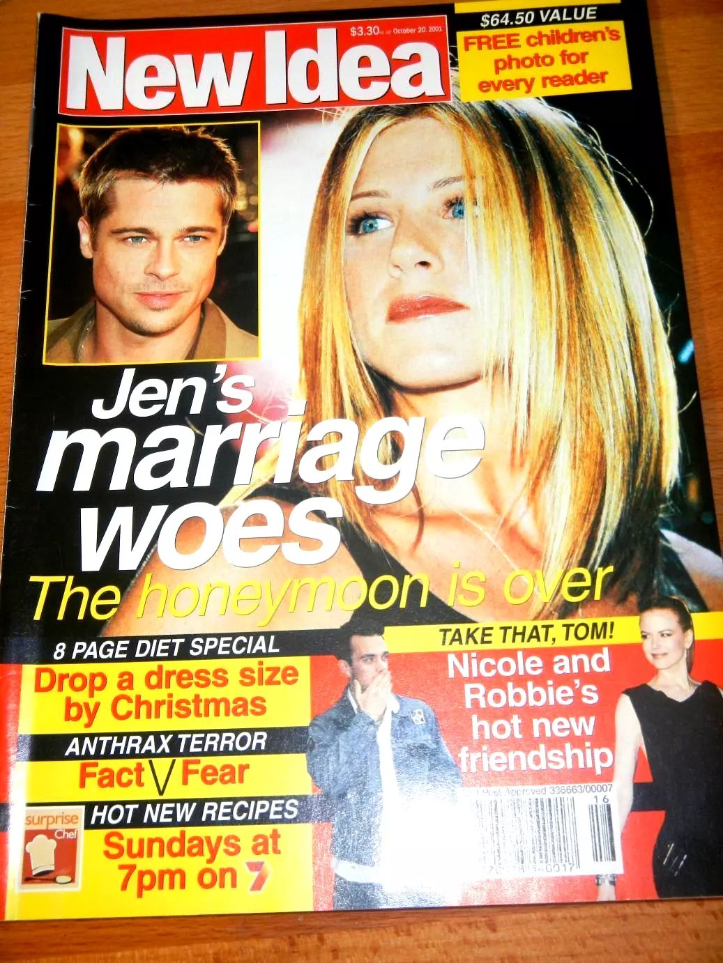 NEW IDEA magazine side cover 20 October 2002