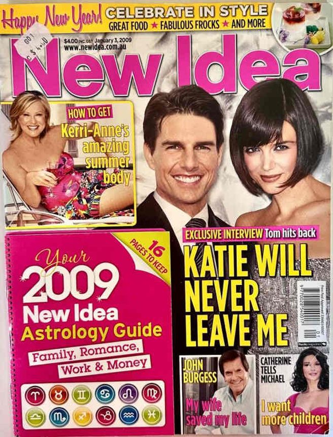 NEW IDEA magazine side cover 3 January 2009