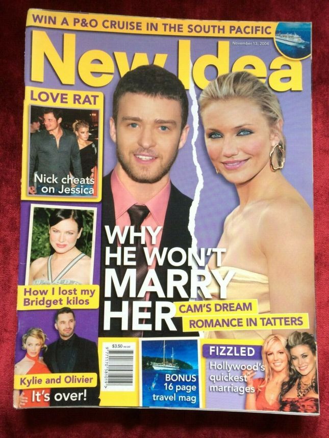 NEW IDEA magazine side cover 13 November 2004