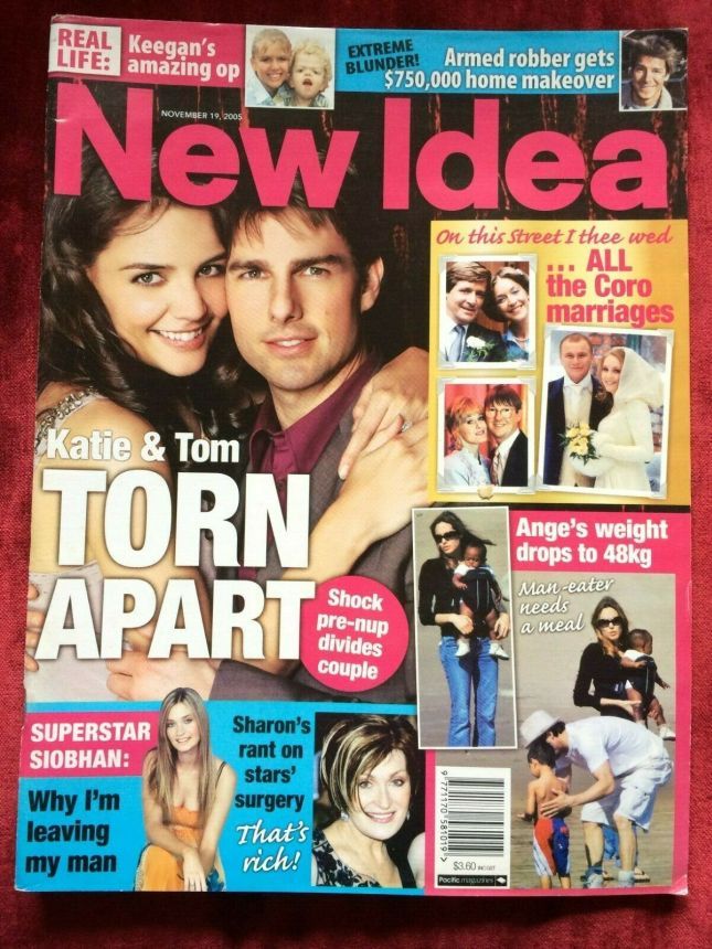 NEW IDEA magazine side cover 19 November 2005