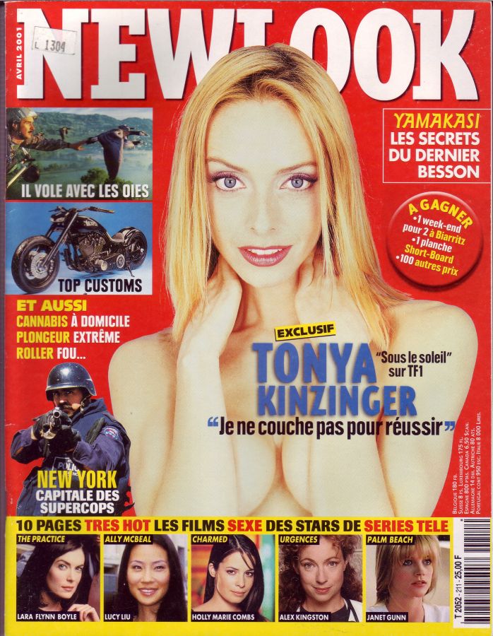 NEWLOOK magazine side cover Issue 211 April 2001