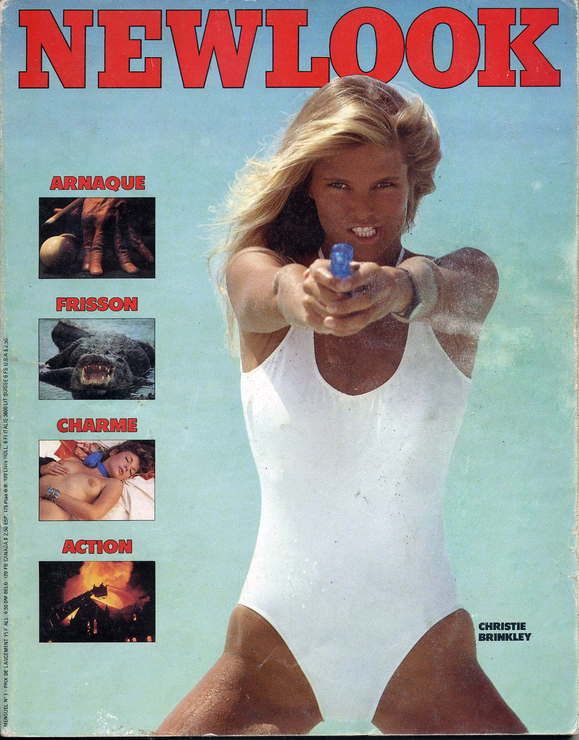 NEWLOOK magazine side cover Issue 1 August 1983