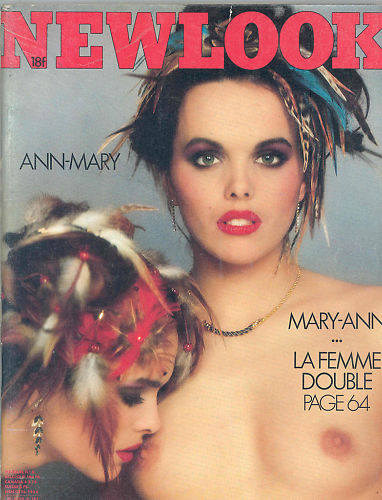 NEWLOOK magazine side cover Issue 8 April 1984