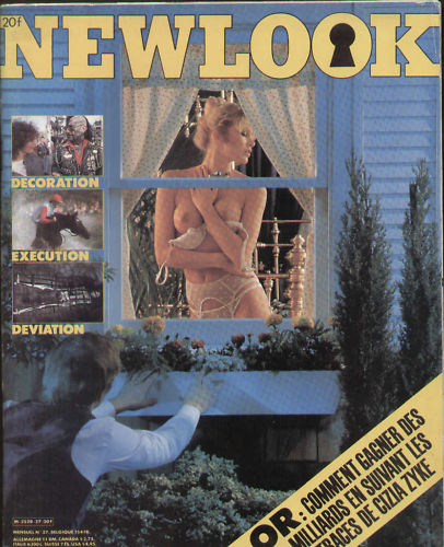 NEWLOOK magazine side cover Issue 27 November 1985
