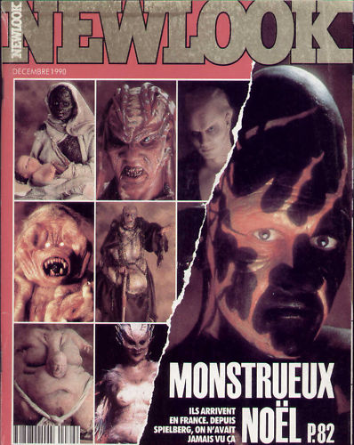 NEWLOOK magazine side cover Issue 89 December 1990