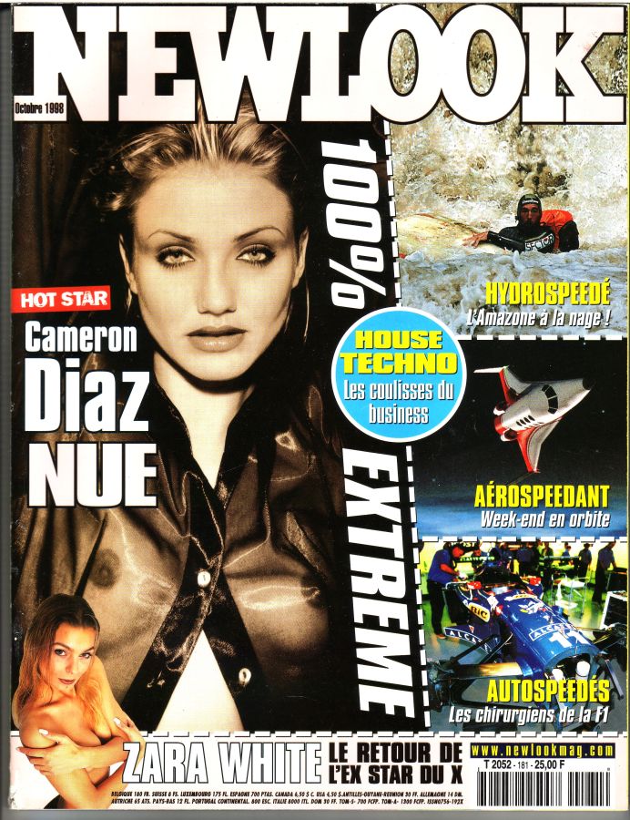 NEWLOOK magazine side cover Issue 181 October 1998