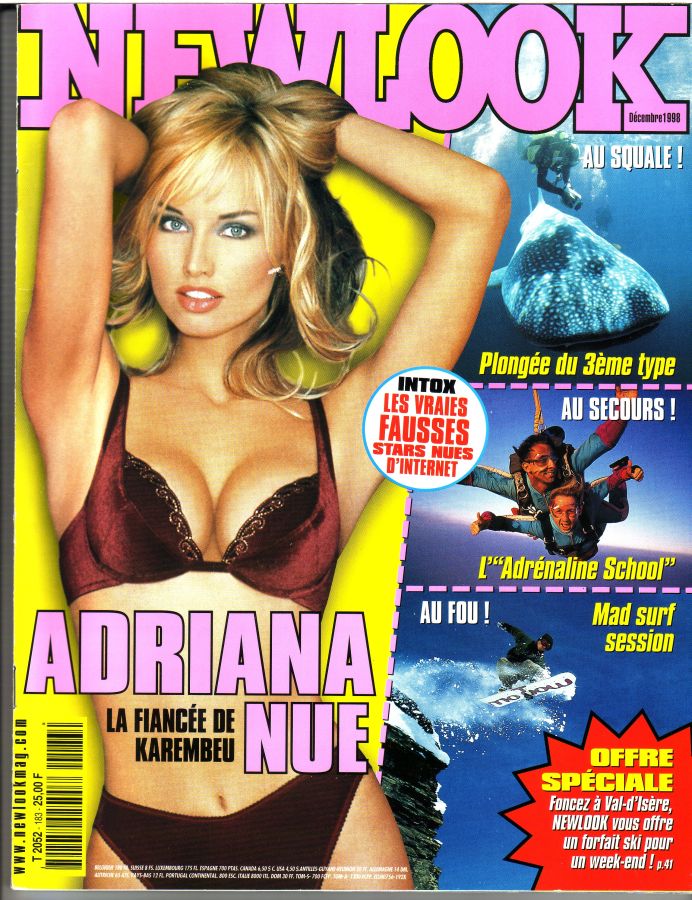 NEWLOOK magazine side cover Issue 183 December 1998