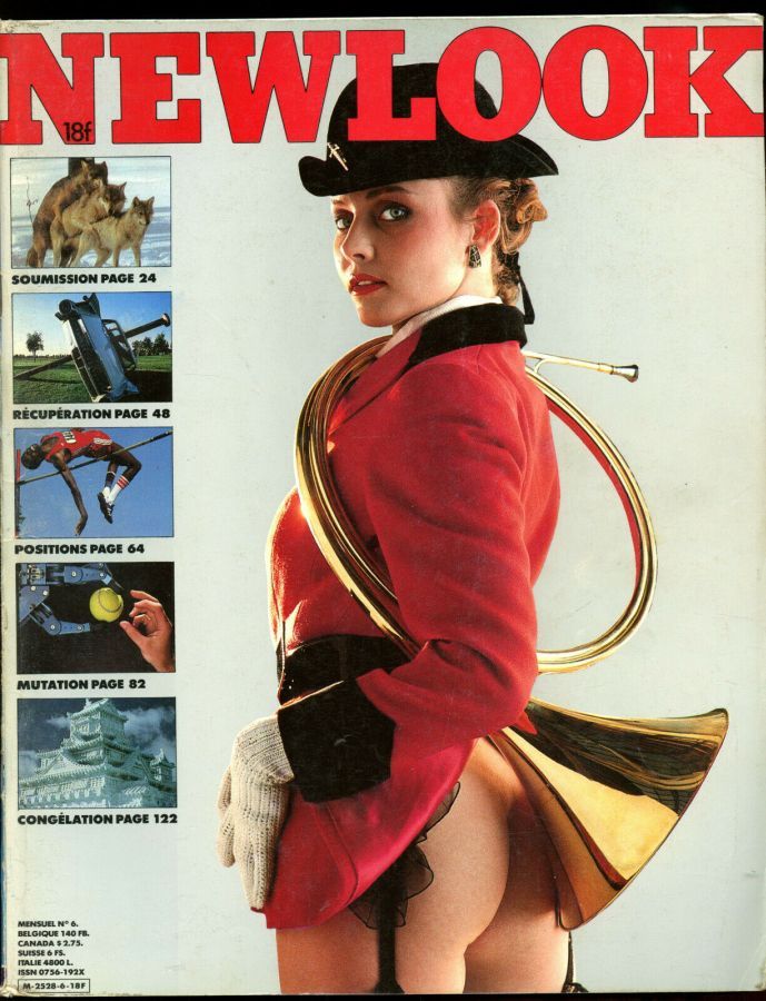 NEWLOOK magazine side cover Issue 6  February 1984