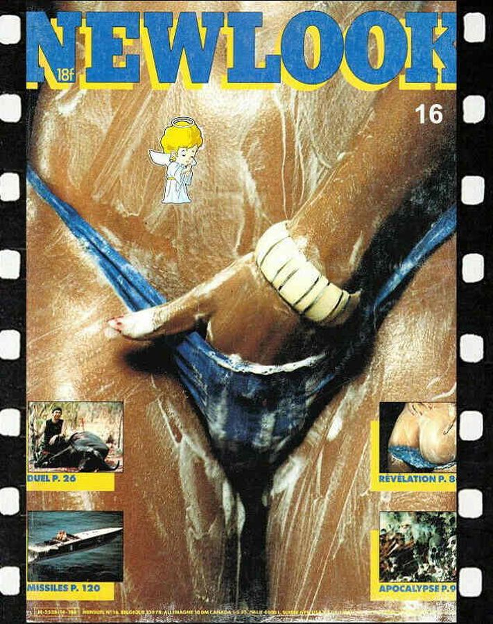 NEWLOOK magazine side cover Issue 16  December 1984