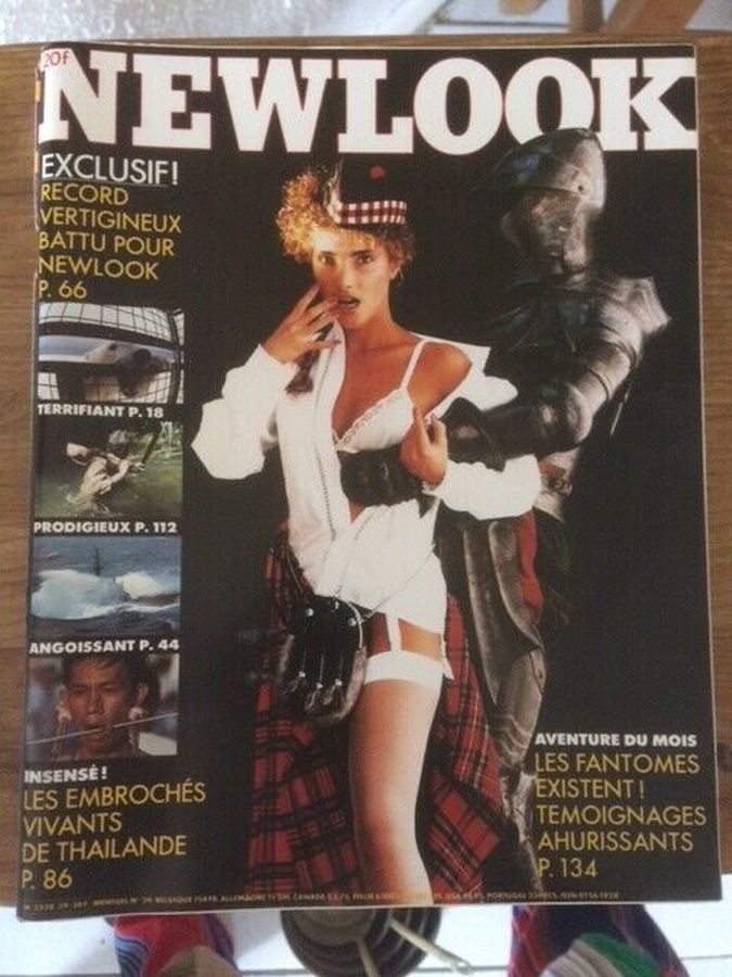 NEWLOOK magazine side cover Issue 29  January 1986