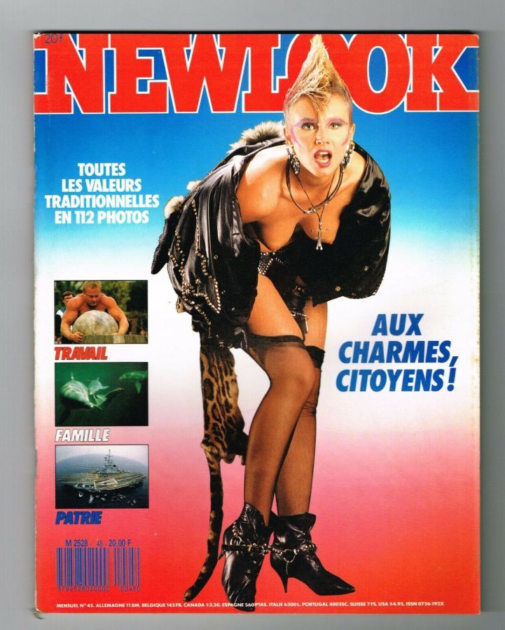 NEWLOOK magazine side cover Issue 45  May 1987
