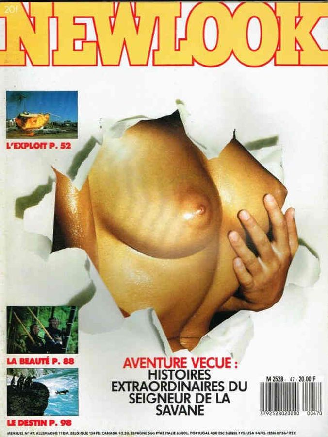NEWLOOK magazine side cover Issue 47  July 1987