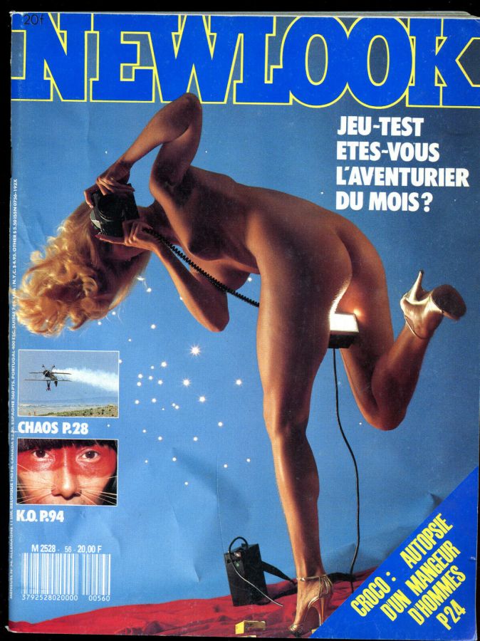 NEWLOOK magazine side cover Issue 56  April 1988