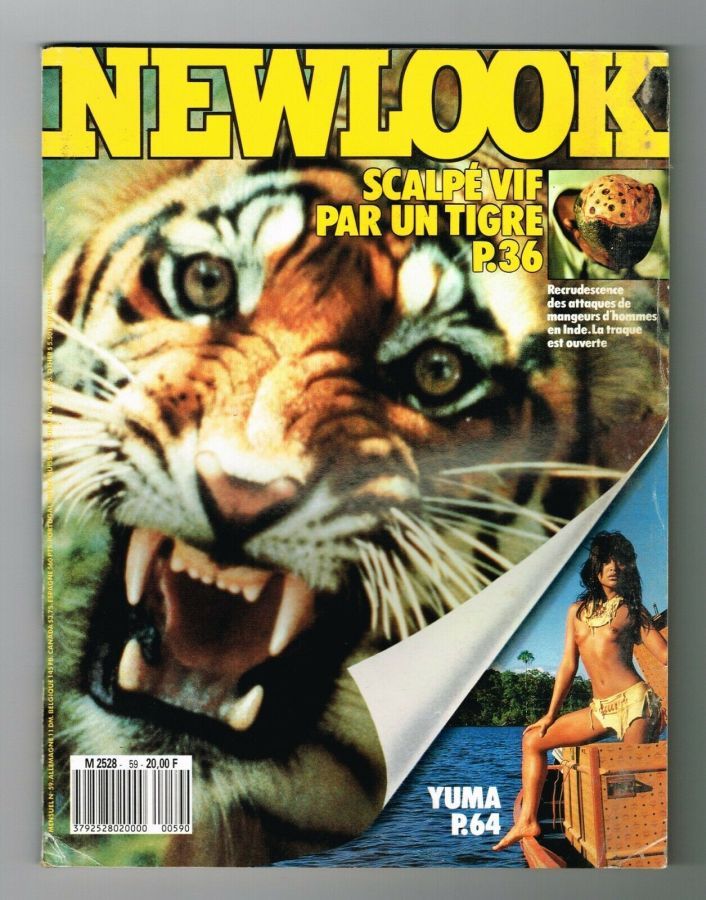 NEWLOOK magazine side cover Issue 59  July 1988