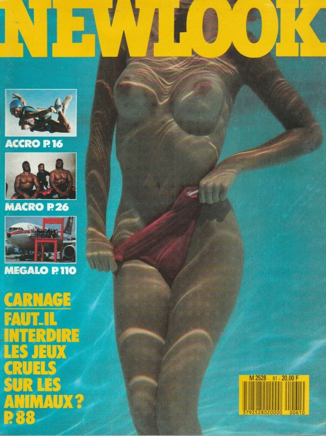 NEWLOOK magazine side cover Issue 61  September 1988