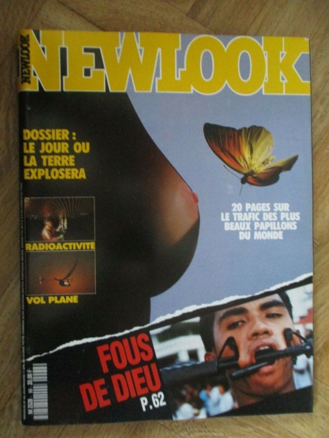 NEWLOOK magazine side cover Issue 68  April 1989