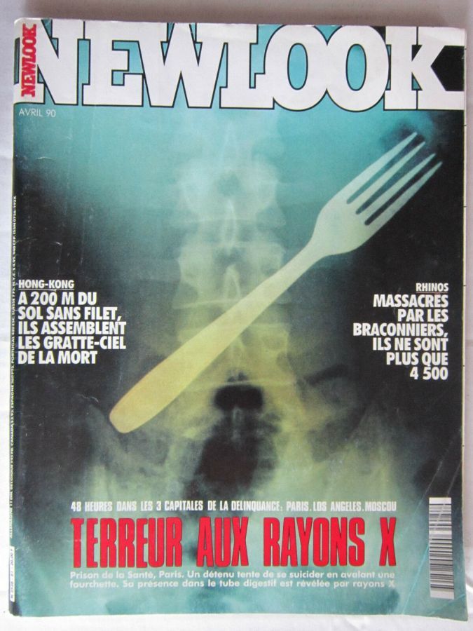 NEWLOOK magazine side cover Issue 81  April 1990