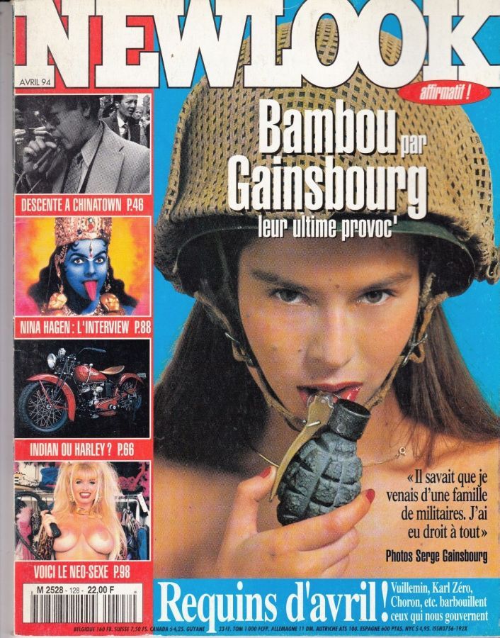 NEWLOOK magazine side cover Issue 128  April 1994