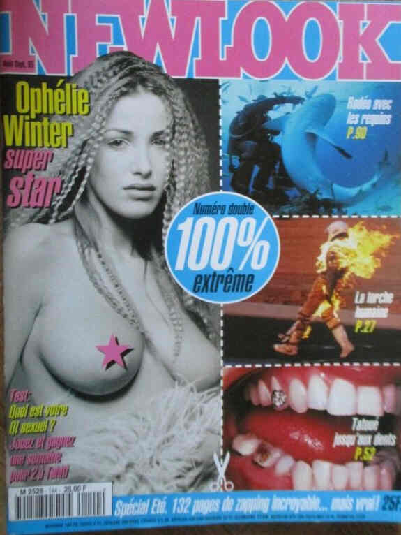 NEWLOOK magazine side cover Issue 144  August/September 1995