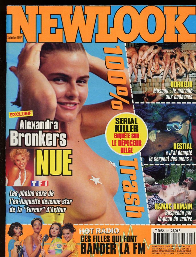 NEWLOOK magazine side cover Issue 168  September 1997