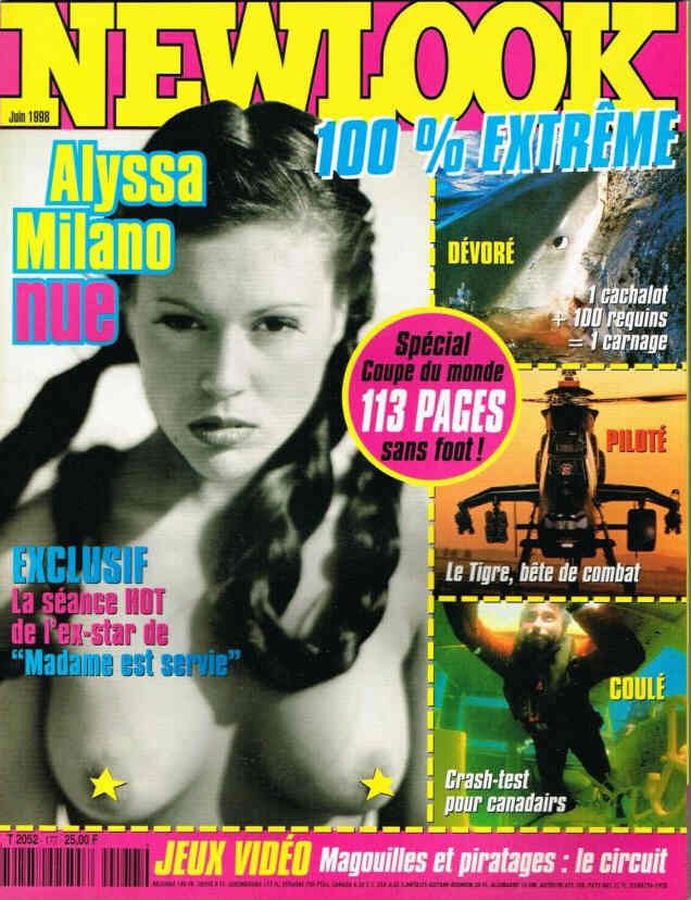 NEWLOOK magazine side cover Issue 177  June 1998