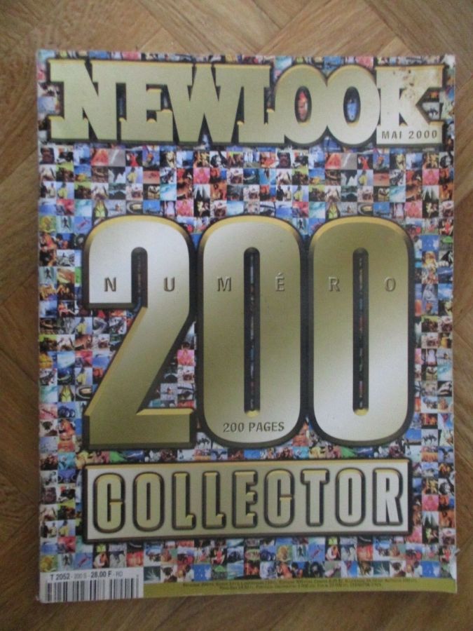 NEWLOOK magazine side cover Issue 200  May 2000