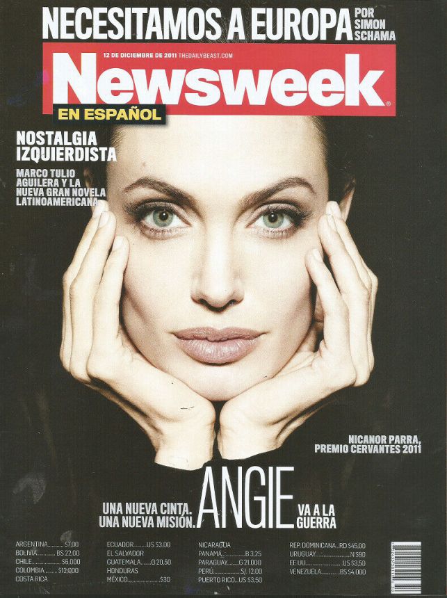 NEWSWEEK MEXICO magazine side cover 12 December 2011