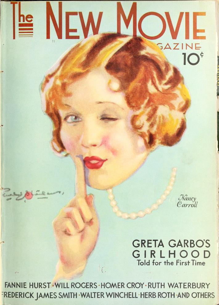NEW MOVIE | THE magazine side cover Issue 1 December 1929