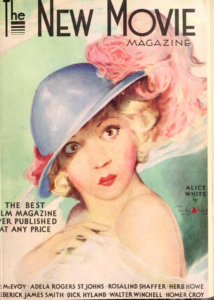 NEW MOVIE | THE magazine side cover Issue 3 February 1930
