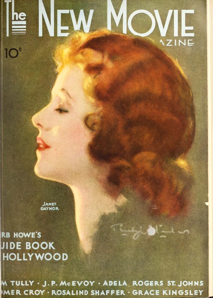 NEW MOVIE | THE magazine side cover Issue 4 March 1930