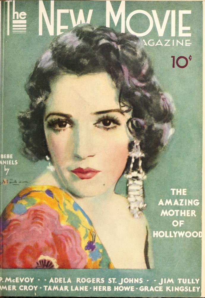 NEW MOVIE | THE magazine side cover Issue 5 April 1930