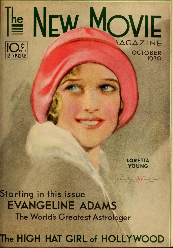 NEW MOVIE | THE magazine side cover Issue 11 October 1930