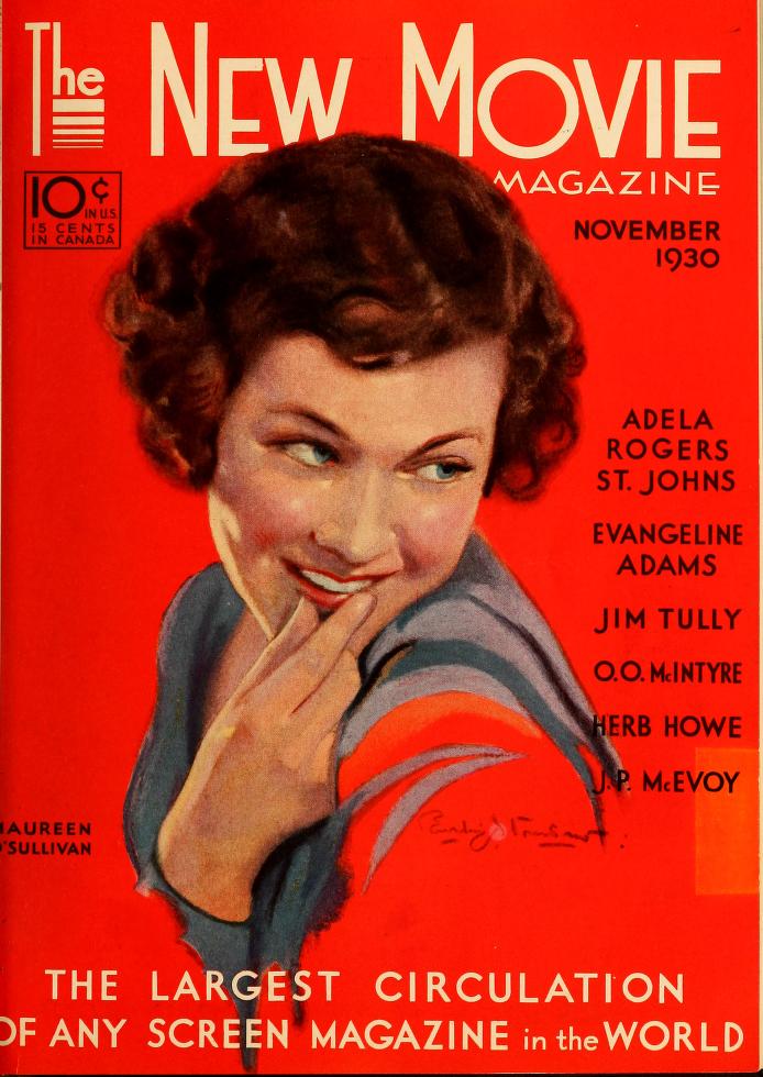NEW MOVIE | THE magazine side cover Issue 12 November 1930