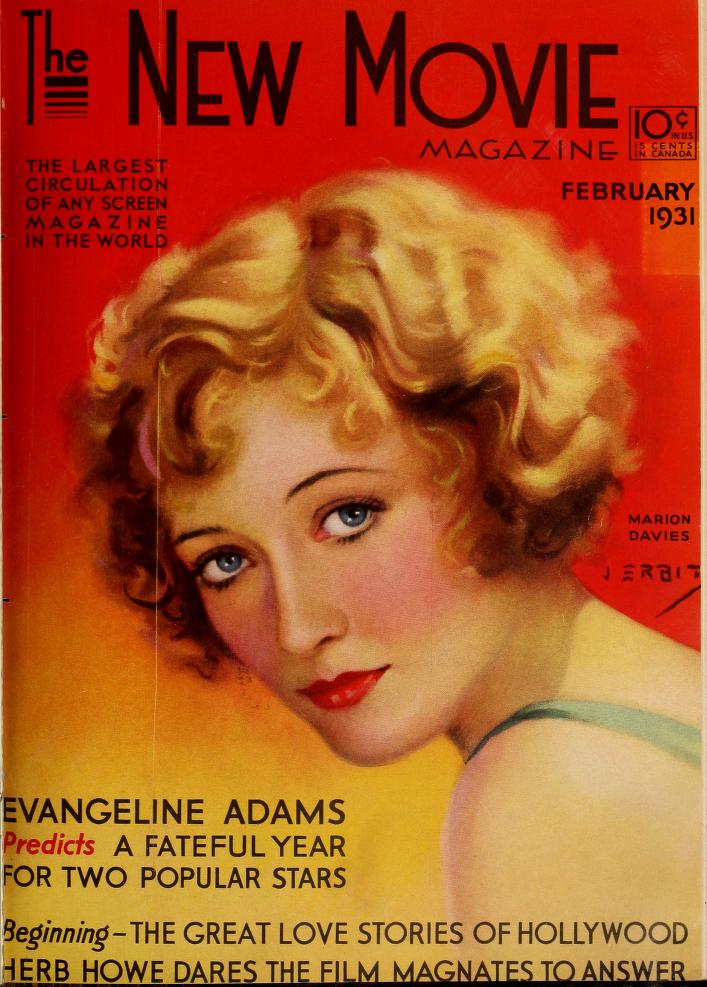 NEW MOVIE | THE magazine side cover Issue 15 February 1931