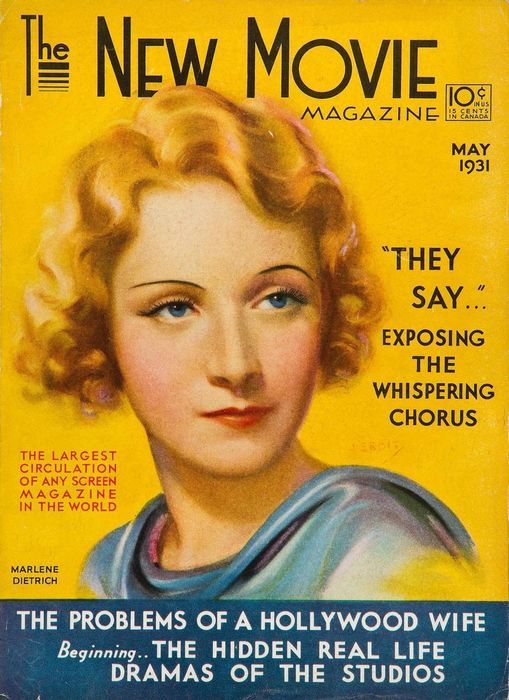 NEW MOVIE | THE magazine side cover Issue 18 May 1931