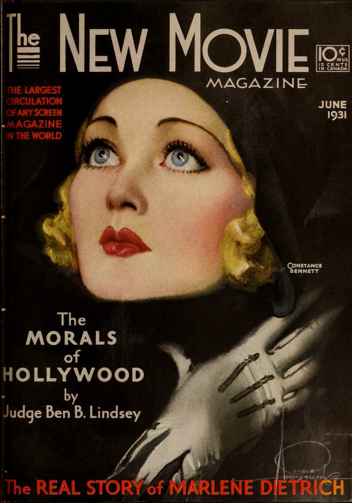 NEW MOVIE | THE magazine side cover Issue 19 June 1931