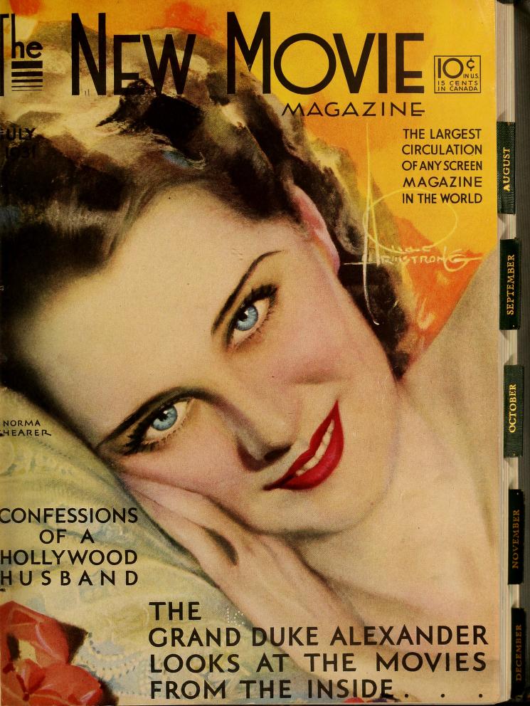 NEW MOVIE | THE magazine side cover Issue 20 July 1931