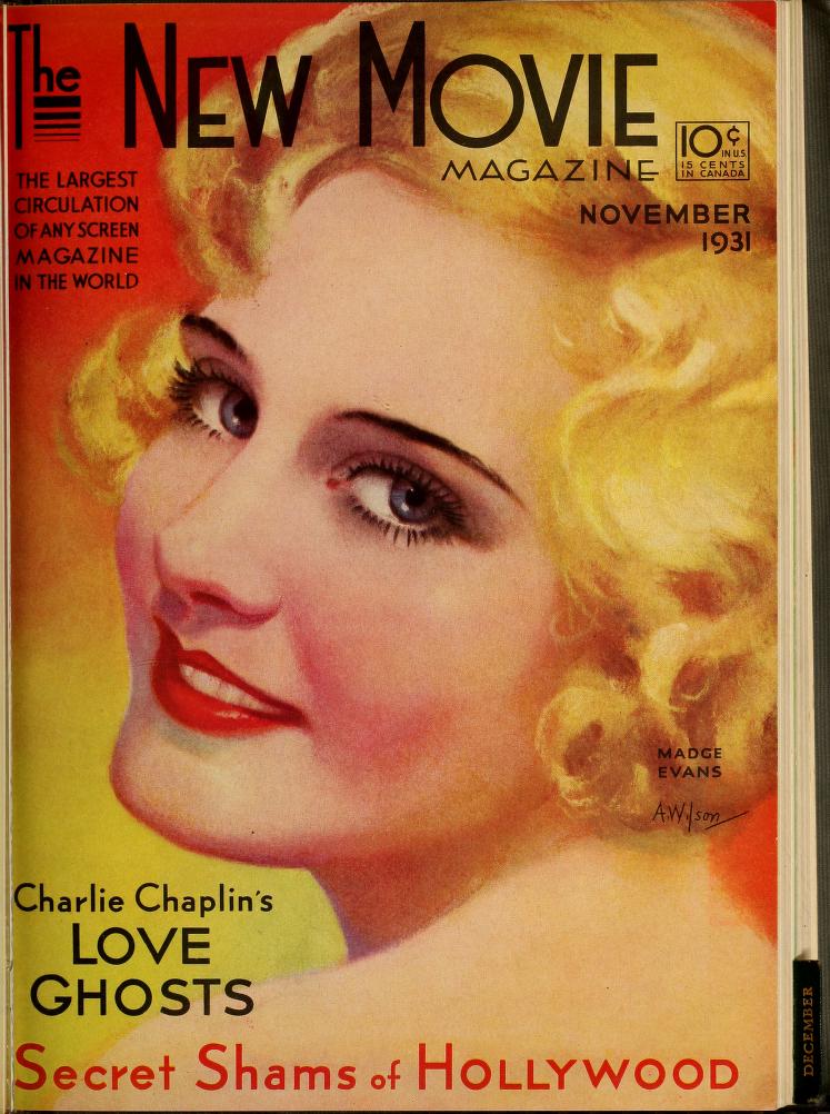 NEW MOVIE | THE magazine side cover Issue 24 November 1931