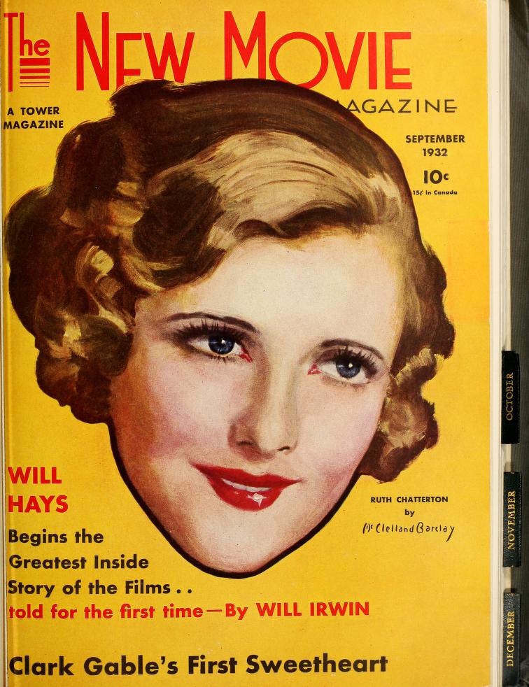 NEW MOVIE | THE magazine side cover Issue 34 September 1932