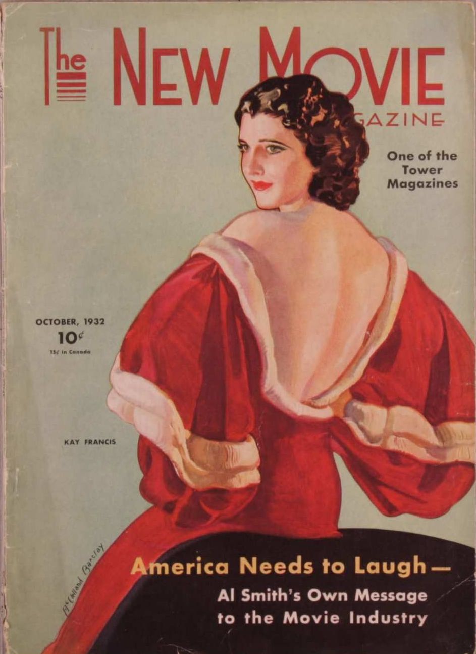 NEW MOVIE | THE magazine side cover Issue 35 October 1932